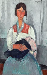 Femme gitane avec bébé